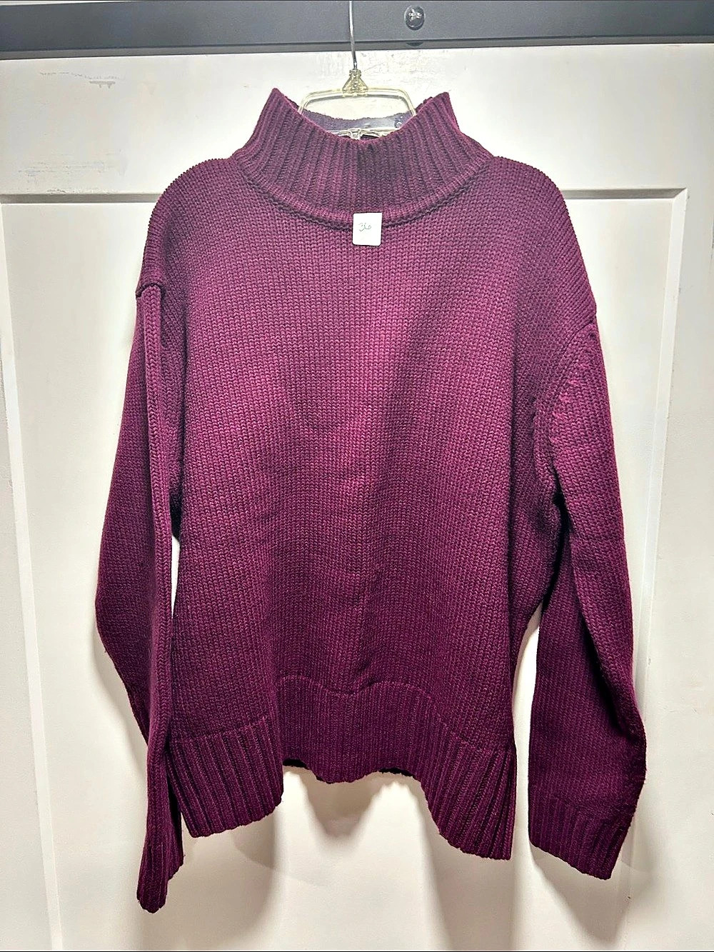 Purple Turtleneck Sweater Like New